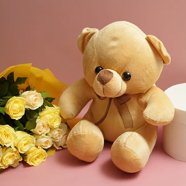 Yellow Radiance & Snuggle Friend